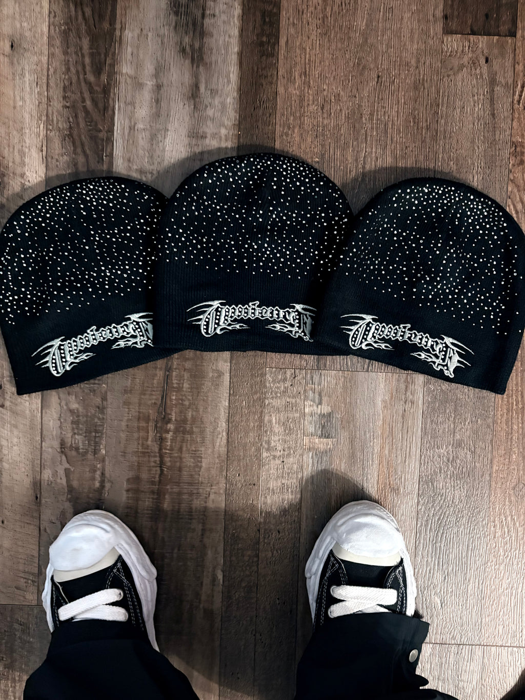 Opulent Rhinestone Beanie